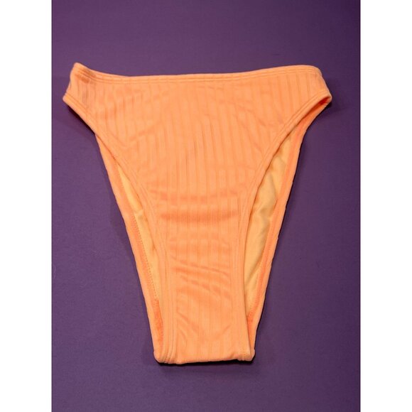 Wild Fable - Women's Ribbed High Leg Cheeky High Waist Bikini Bottom - XXS (00) - Picture 3 of 11